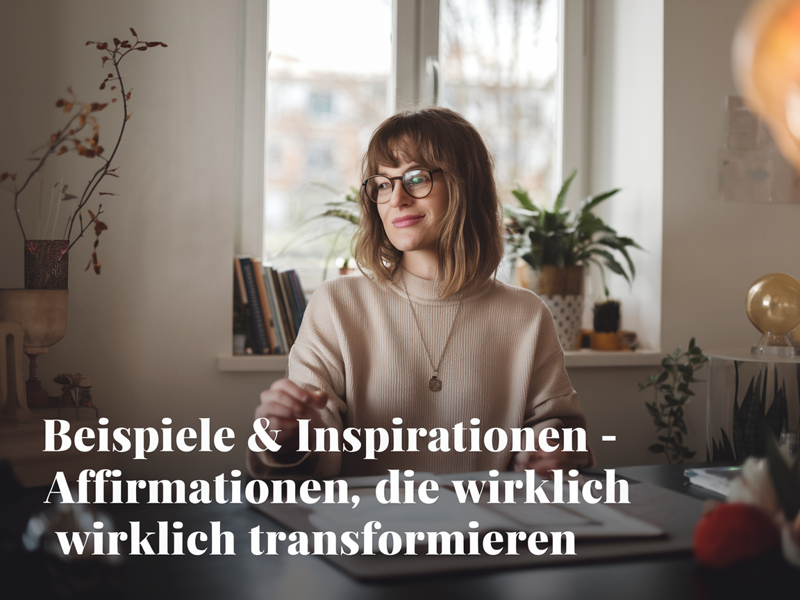 Affirmationen richtig anwenden